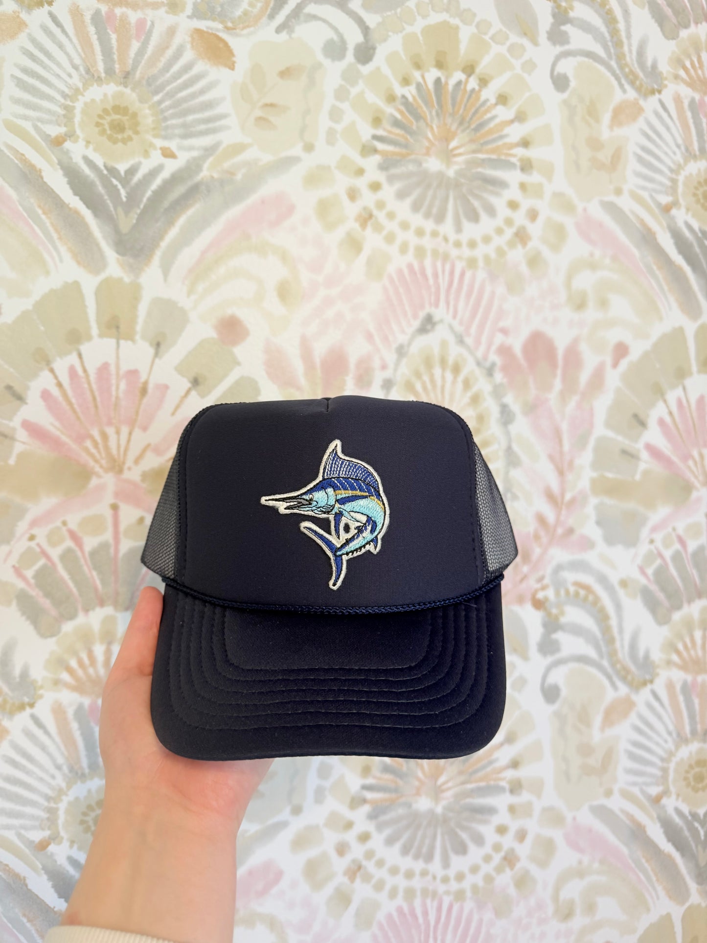 Navy Blue Marlin OTTO Trucker Hat