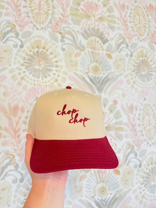 Chop Chop Red/Taupe Otto Hat