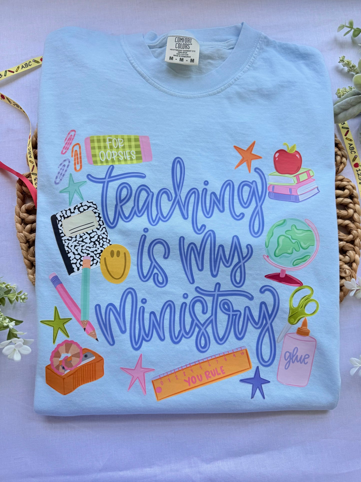 Teaching Is my Ministry Blue CC T-Shirt
