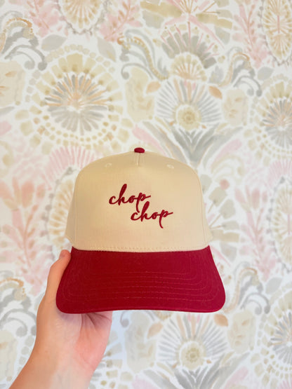 Chop Chop Red/Taupe Otto Hat