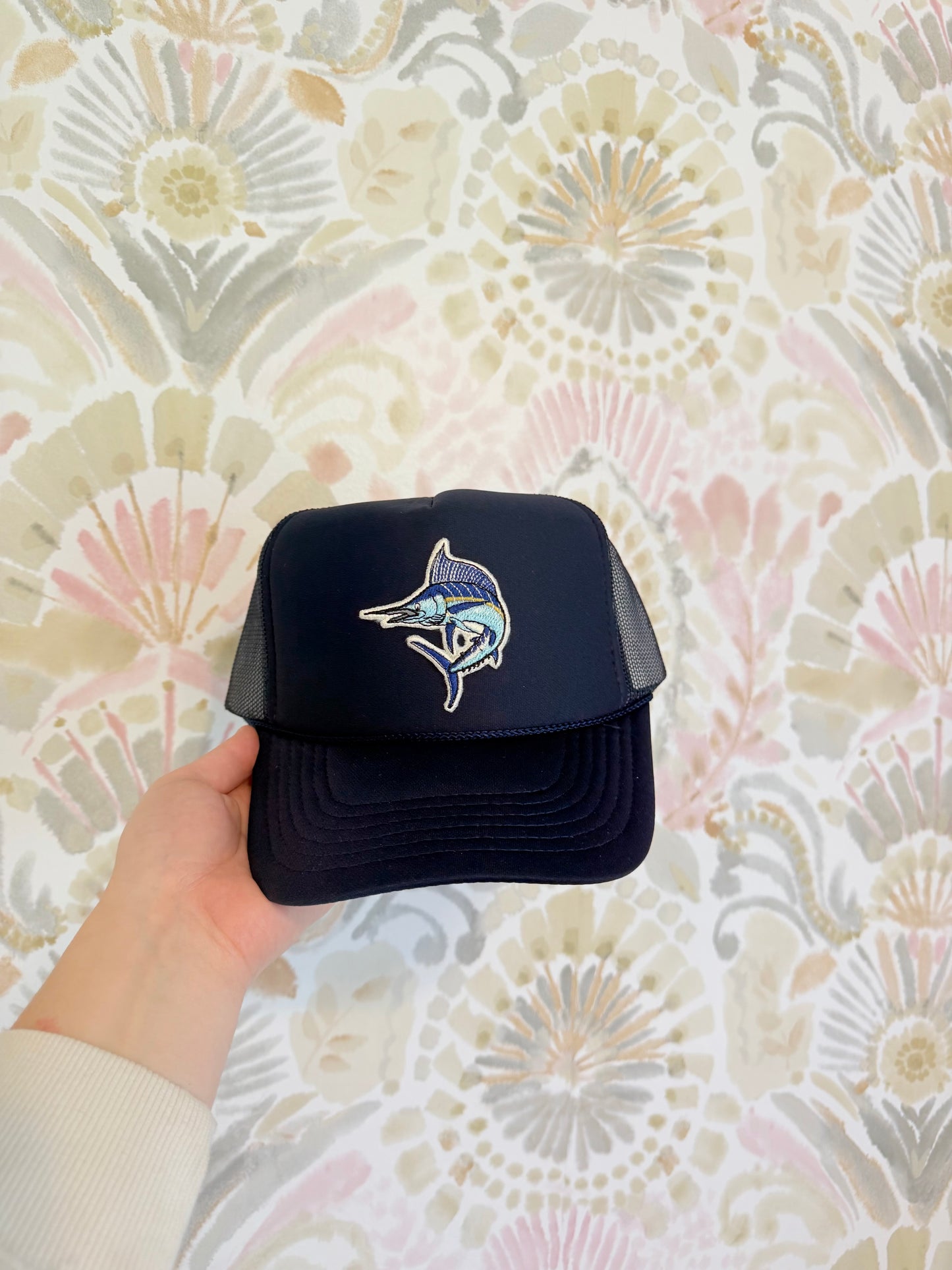 Navy Blue Marlin OTTO Trucker Hat
