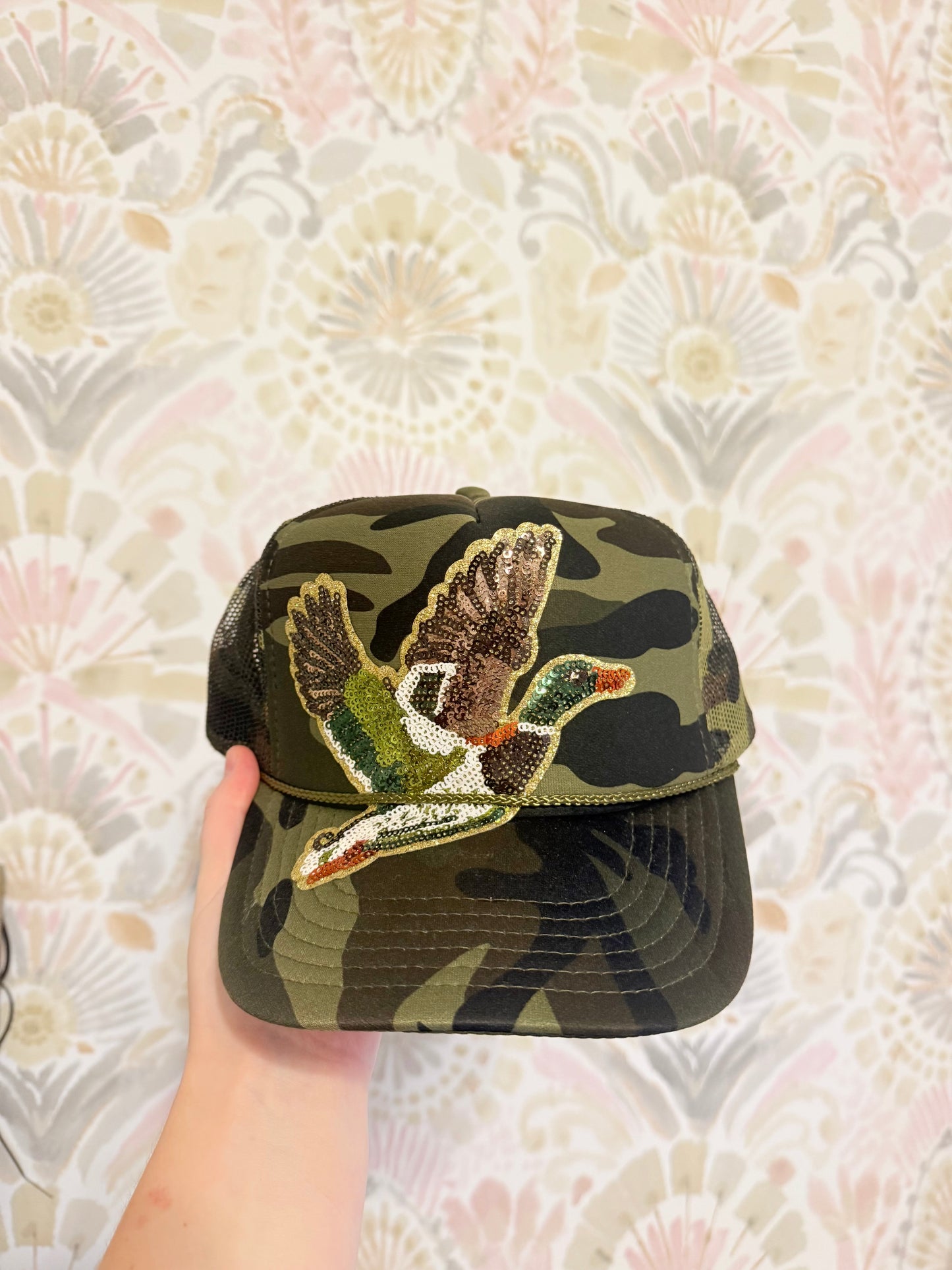Dark Camo Mallard Trucker Hat  PRE ORDER