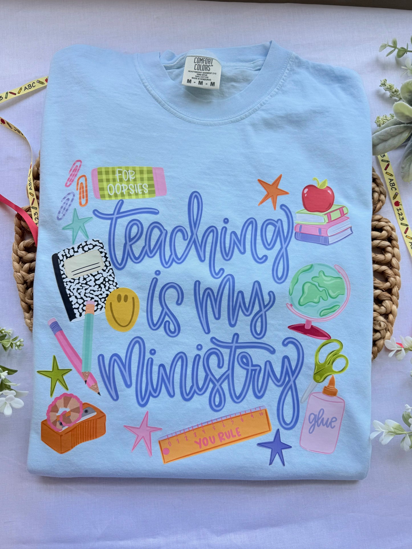 Teaching Is my Ministry Blue CC T-Shirt
