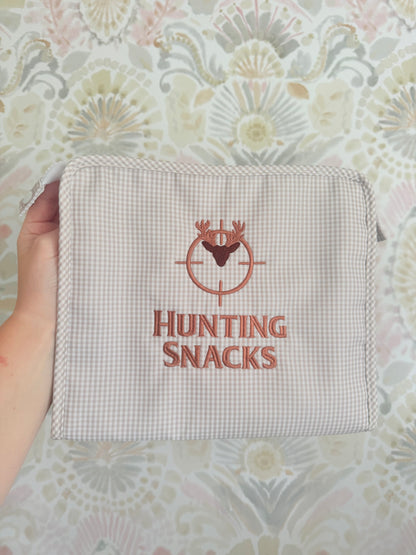 Hunting Snacks Fully Wipeable Bag