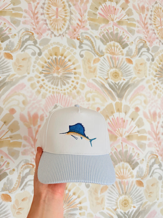 Sail Fish Light Blue Striped Bill