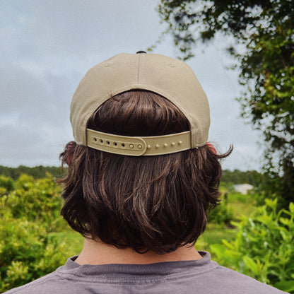 Lets Go Trucker Hat - Black & Khaki