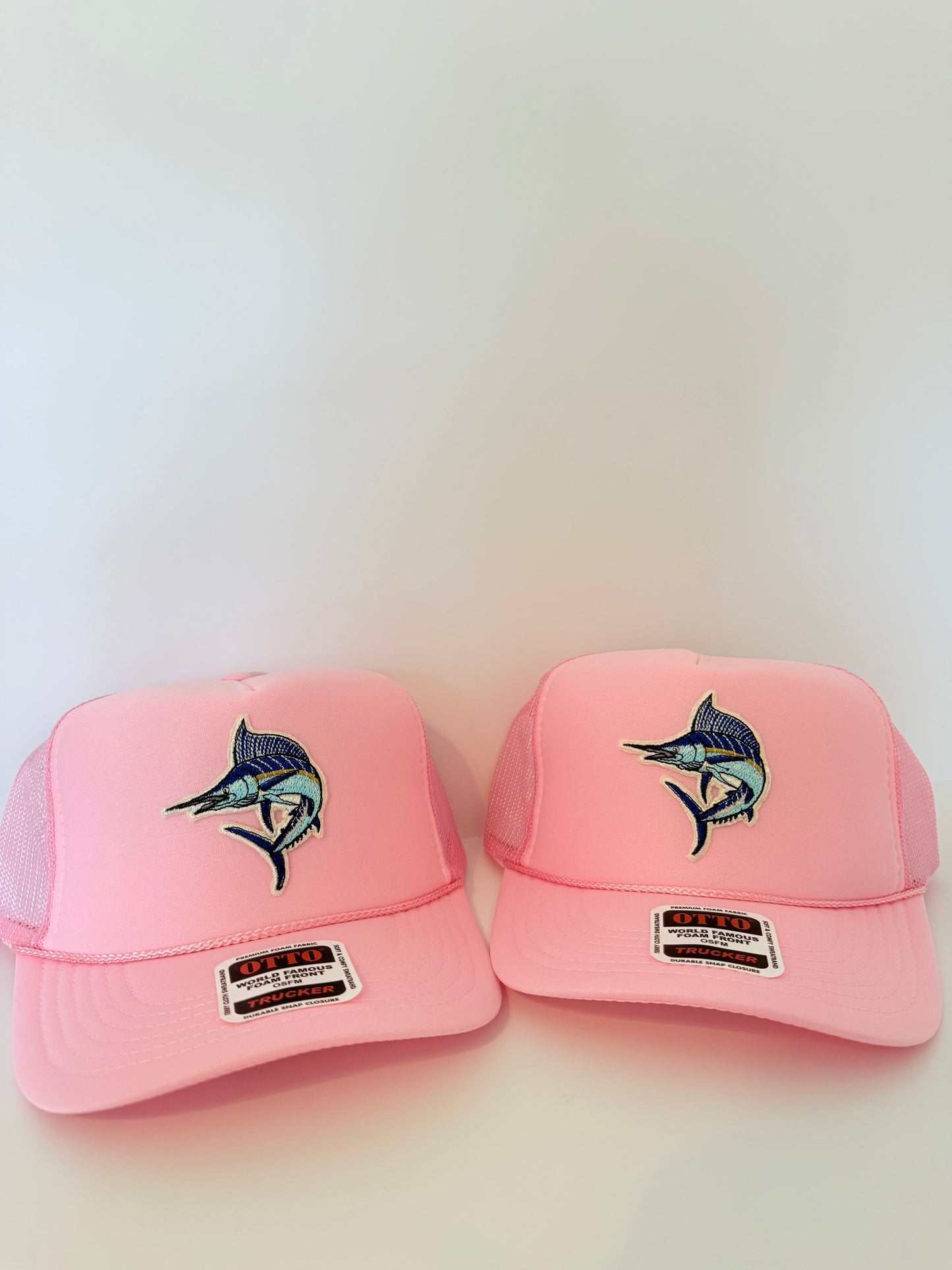 Marlin Trucker Hat - Light Pink