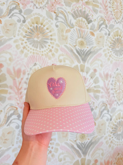 Yall Need Jesus Pink Polka-Dot Hat