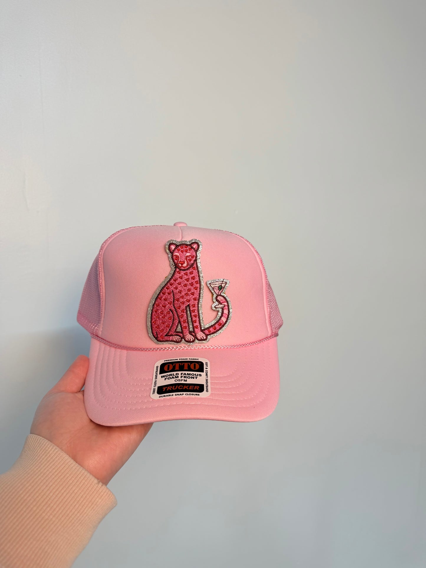 Pink Cheetah Tini Trucker Hat