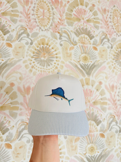 Sail Fish Light Blue Striped Bill