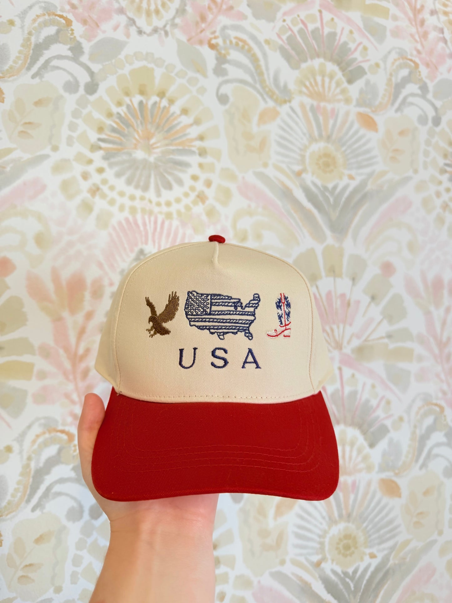 USA Icon Red/White Hat