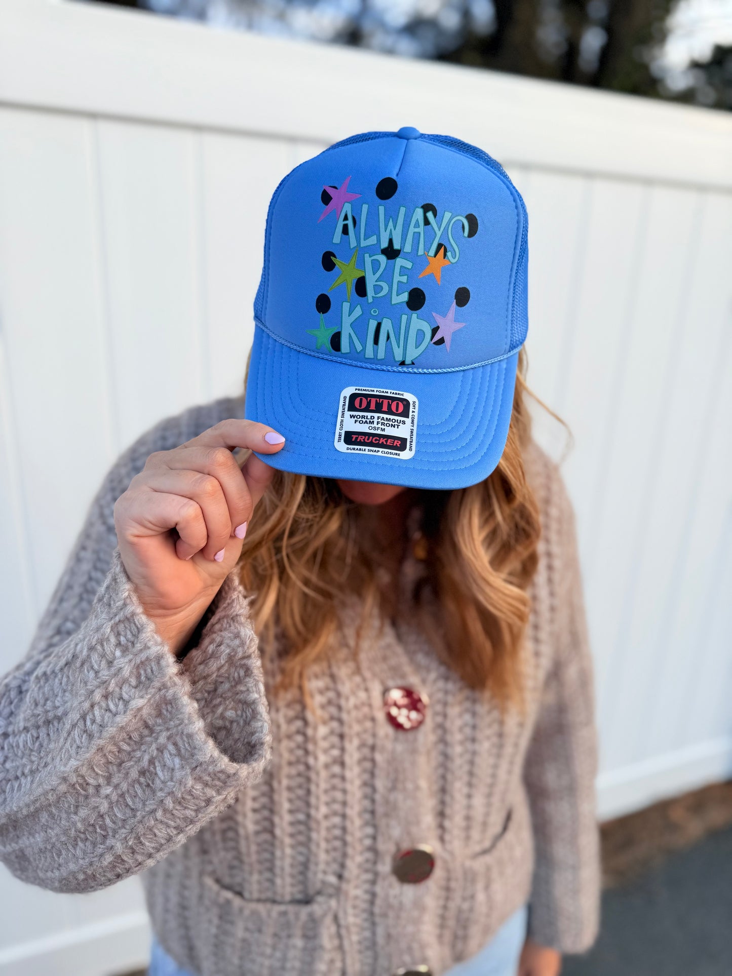 Always be kind Blue OTTO Trucker Hat