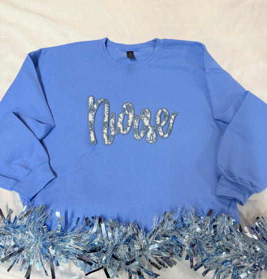 Blue Willow “Nurse” Sweatshirt