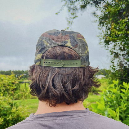 Pray For Ducks Trucker Hat - Full Camo