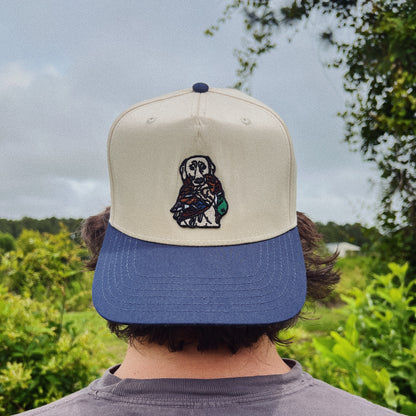 Duck Season Trucker Hat - Navy Blue & Tan