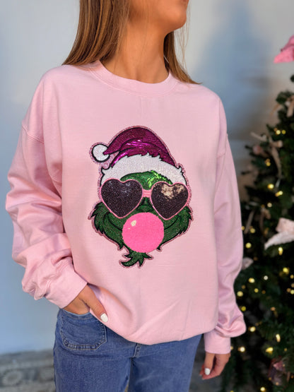 Too Cute To Be A Grinch Sweatshirt