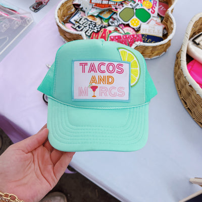 Tacos and Margs Trucker Hat - Teal
